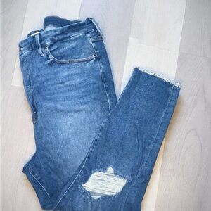 Good American Blue Distressed NWOT